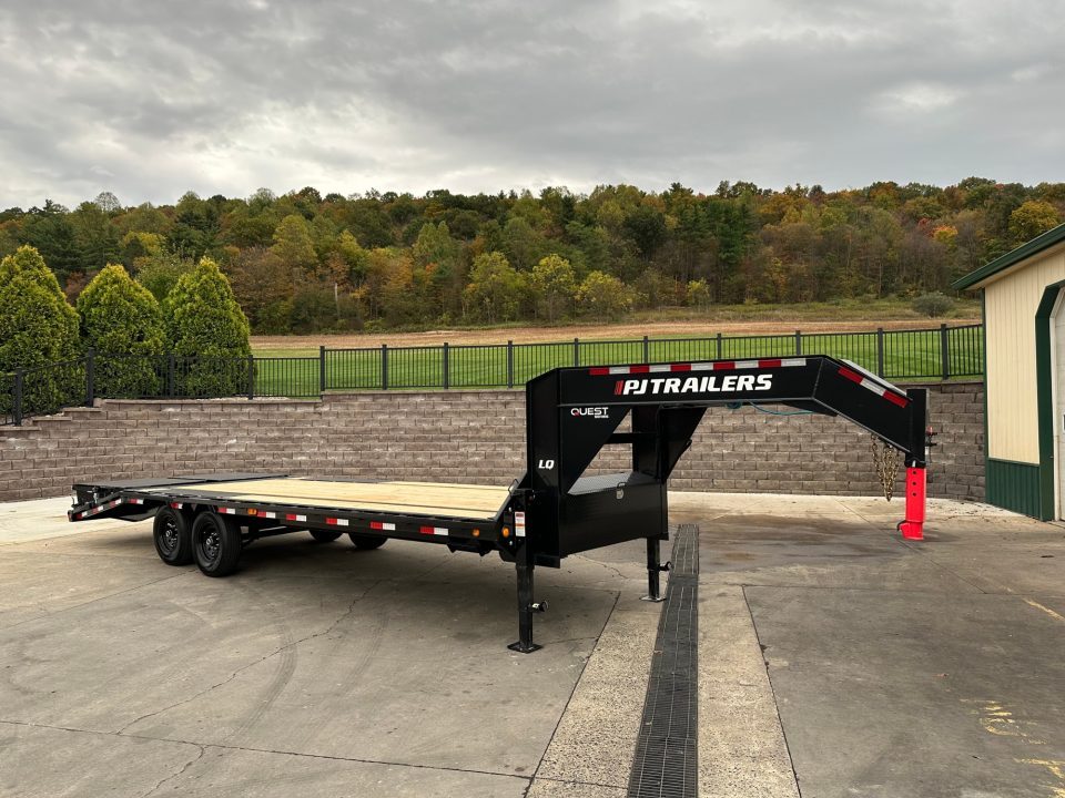 New PJ 25' Low-Pro Quest Series Gooseneck w/Monster Ramps