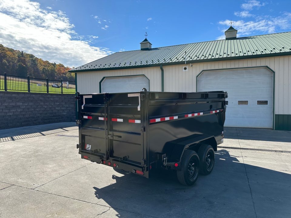 New PJ Trailers 12' Medium Duty Dump (D3) - 48" Sides