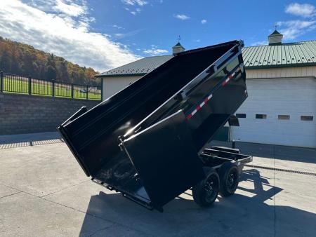 New PJ Trailers 12' Medium Duty Dump (D3) - 48" Sides