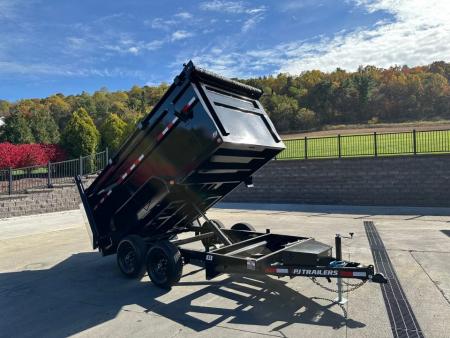 New PJ Trailers 12' Medium Duty Dump (D3) - 48  Sides
