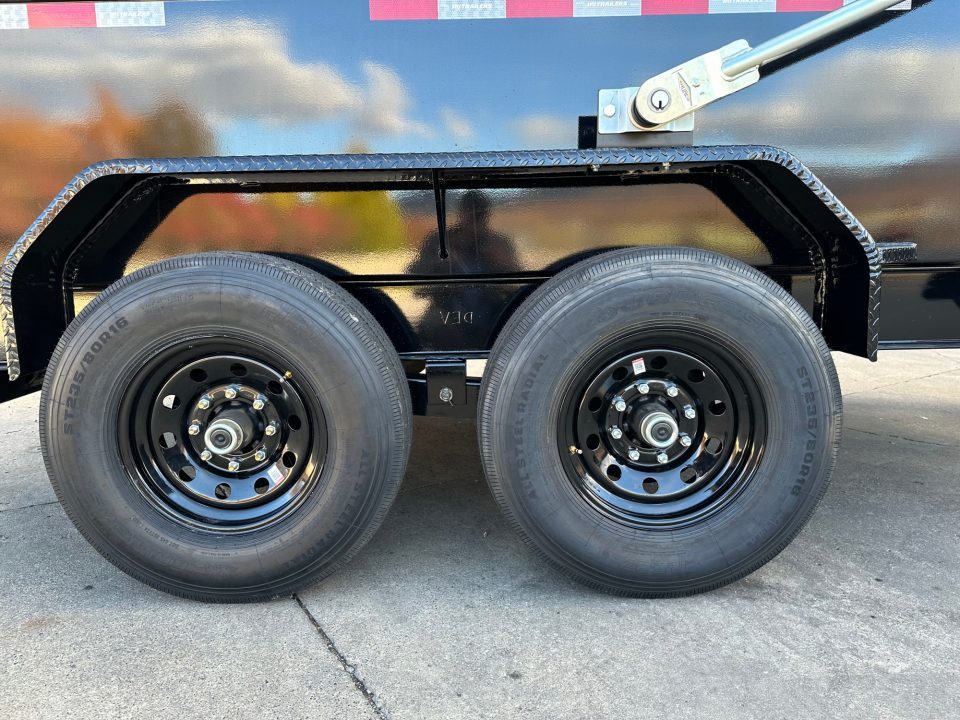 New PJ Trailers 14' Low-Pro Telescopic Dump (DT1) - 48" Sides - VOYAGER PACKAGE