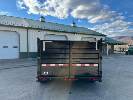 New PJ Trailers 14' Low-Pro Telescopic Dump (DT1) - 48" Sides - VOYAGER PACKAGE