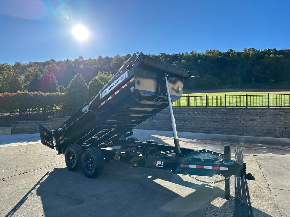 New PJ Trailers 14' Low-Pro Telescopic Dump (DT) - VOYAGER Package