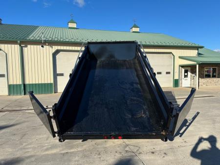 New PJ Trailers 14' Low-Pro Telescopic Dump (DT) - VOYAGER Package