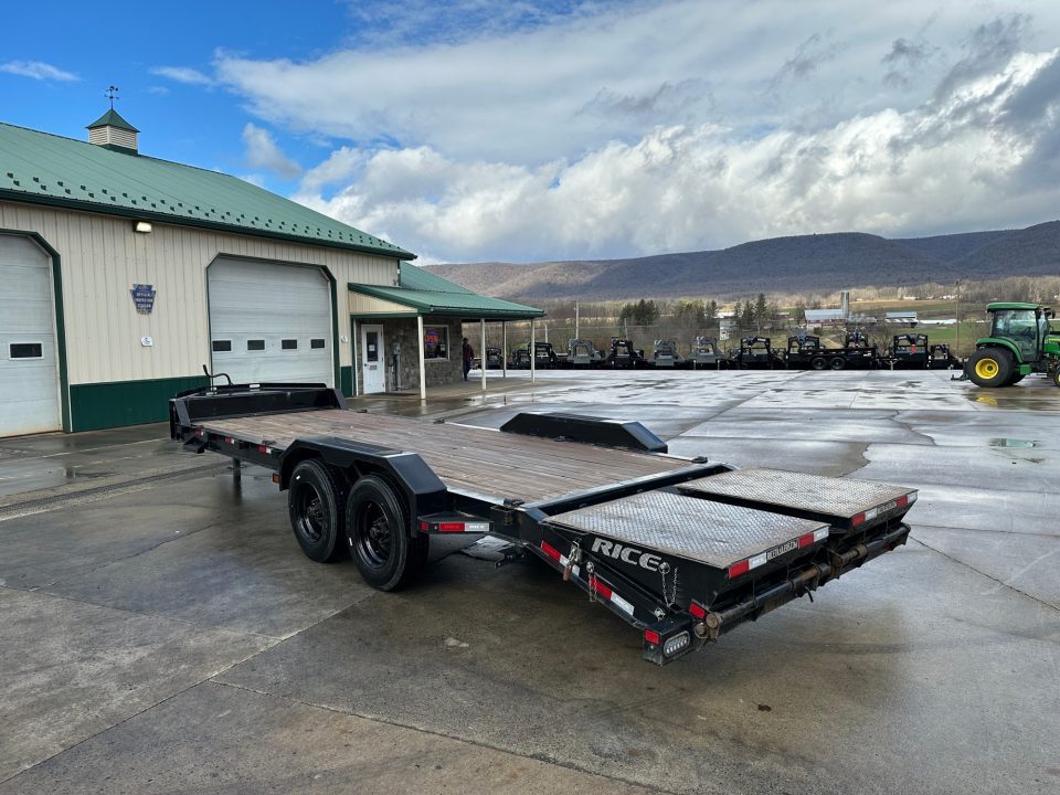 Used 2024 Rice Trailers 24' Equipment Trailer -