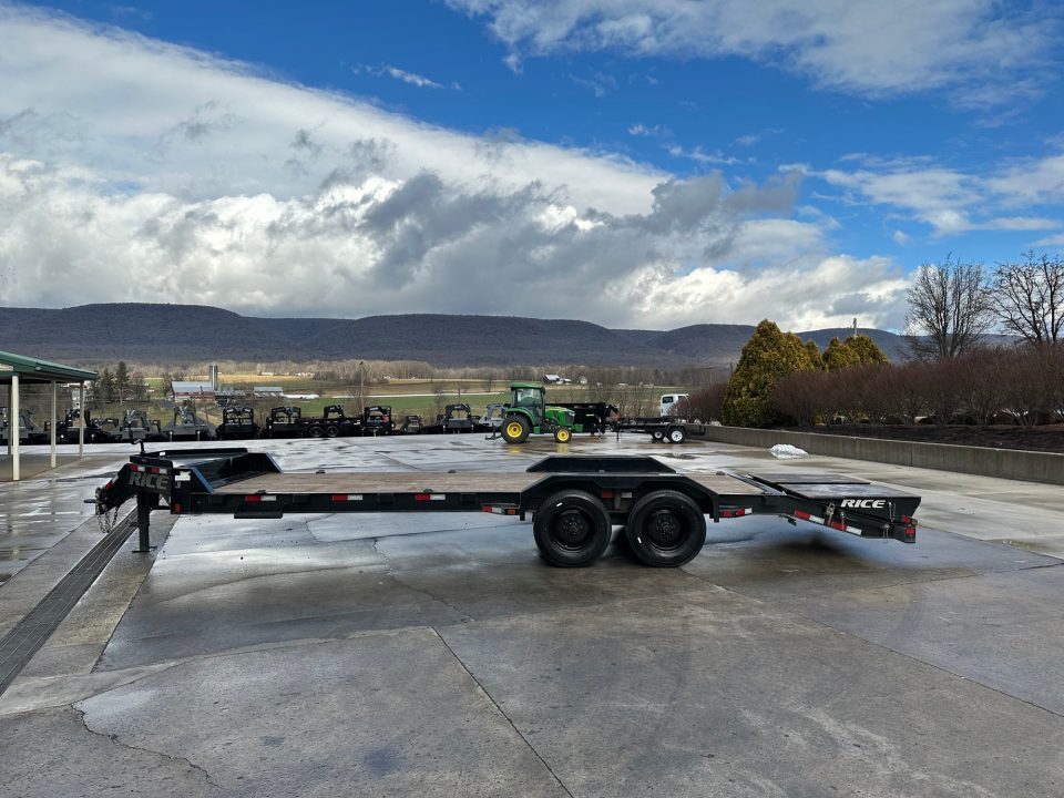 Used 2024 Rice Trailers 24' Equipment Trailer -