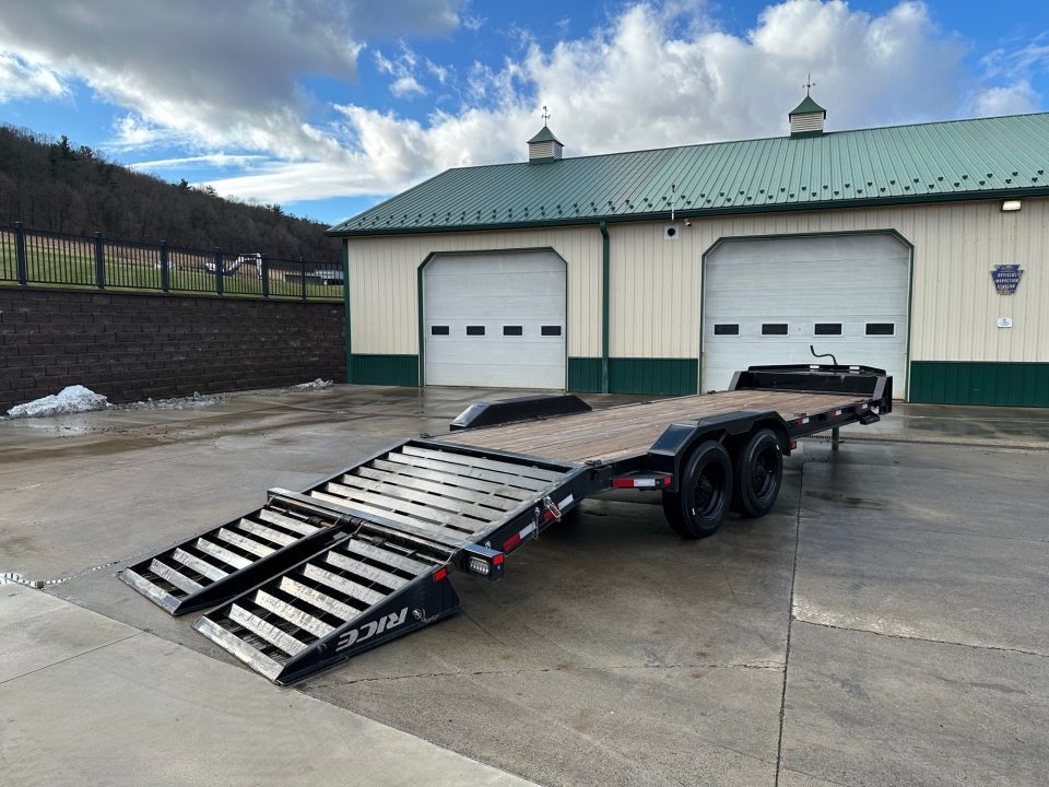 Used 2024 Rice Trailers 24' Equipment Trailer -