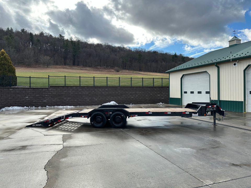 Used 2024 Rice Trailers 24' Equipment Trailer -