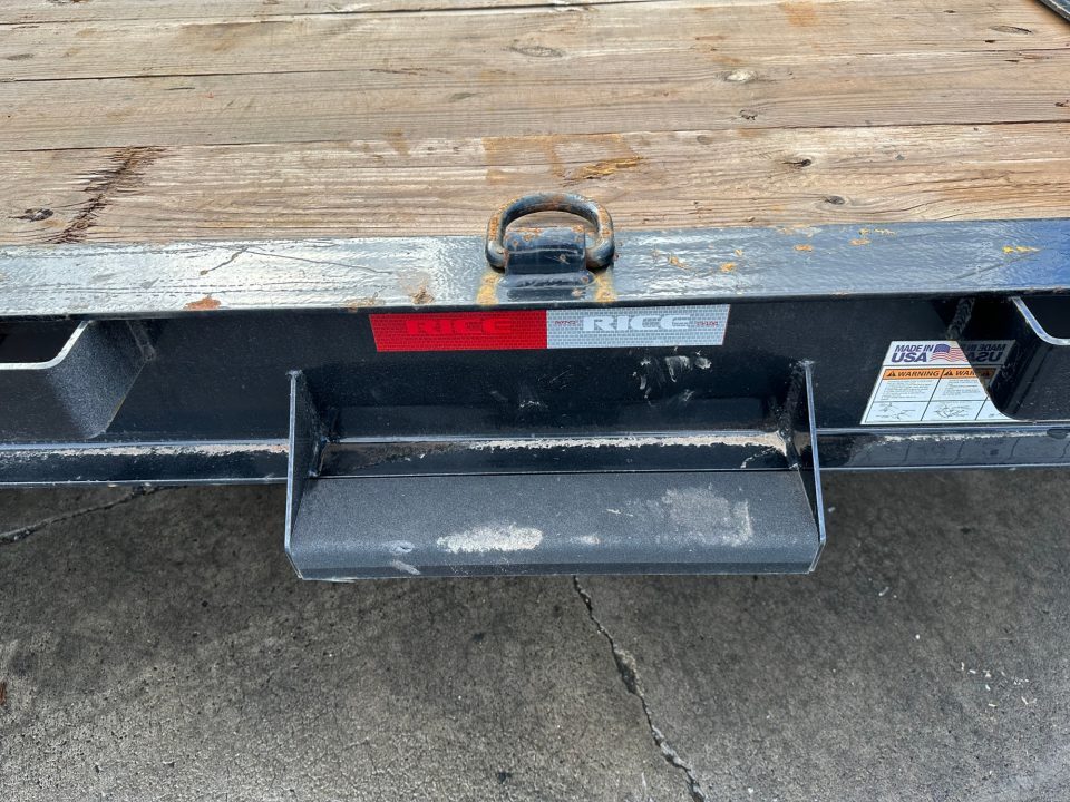 Used 2024 Rice Trailers 24' Equipment Trailer -