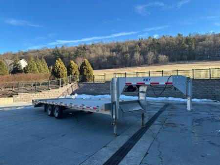 Used 2019 EBY Trailers GN16K Gooseneck w/Max Ramps & Winch