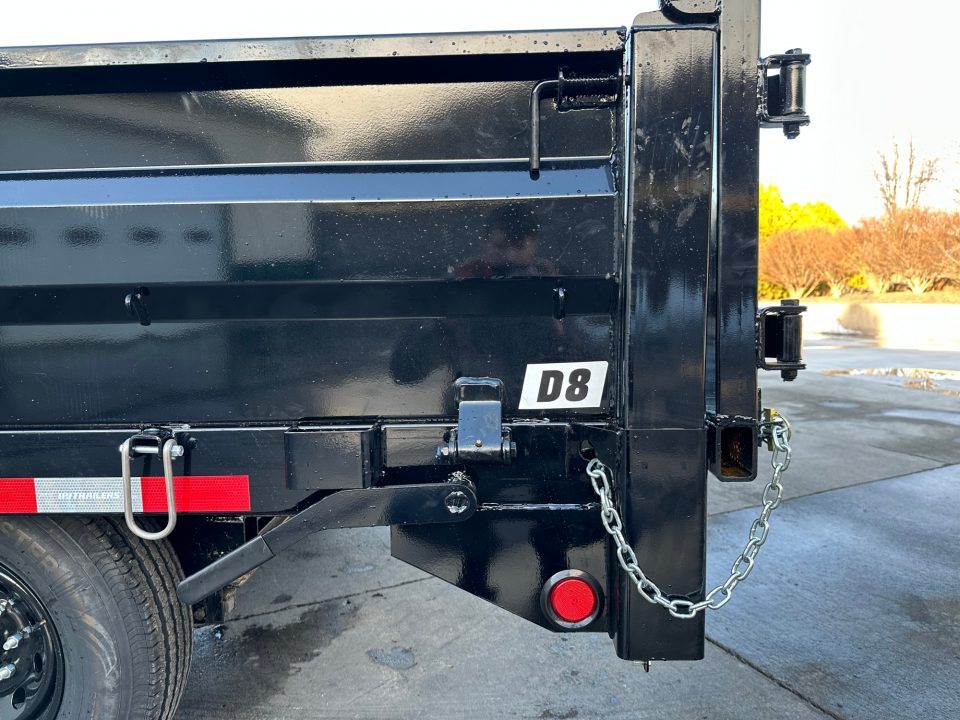 New PJ Trailers 14' Deckover Dump w/Fold-Down Sides (D8)