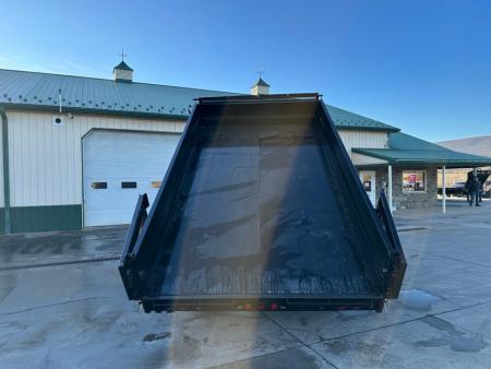 New PJ Trailers 14' Deckover Dump w/Fold-Down Sides (D8)