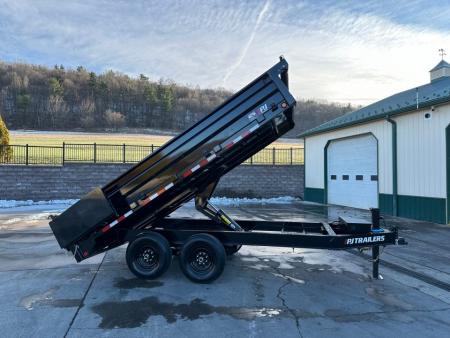 New PJ Trailers 14' Deckover Dump w/Fold-Down Sides (D8)