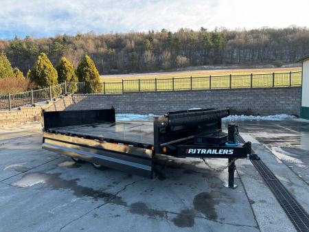 New PJ Trailers 14' Deckover Dump w/Fold-Down Sides (D8)