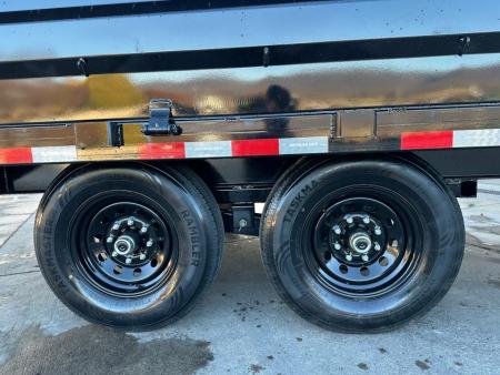 New PJ Trailers 14' Deckover Dump w/Fold-Down Sides (D8)