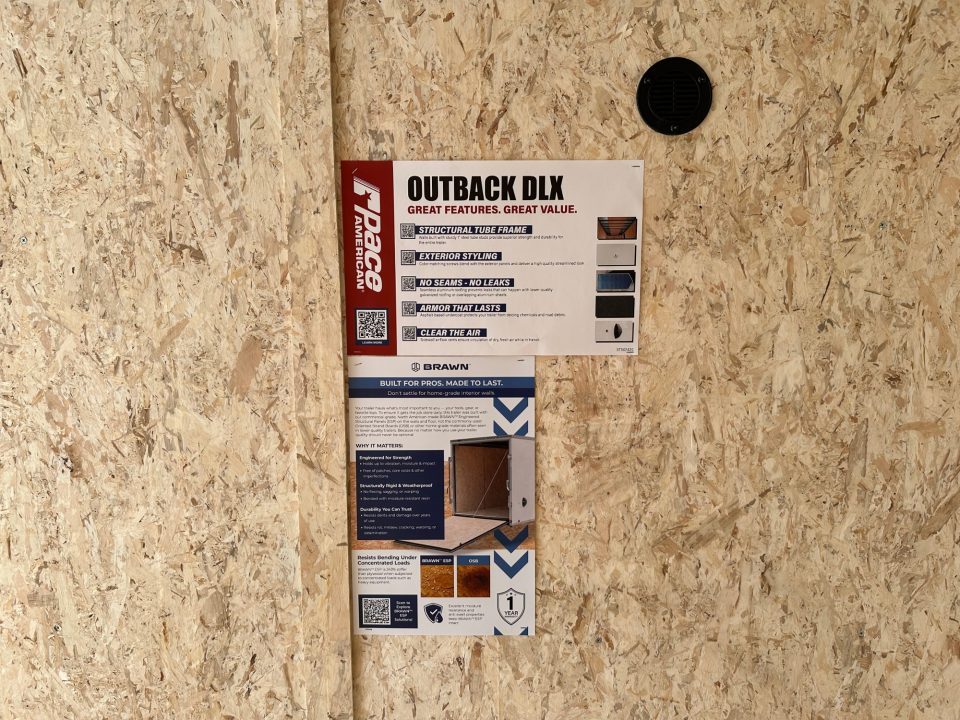 New Pace American 7'x16' Rear Ramp Door (Outback)