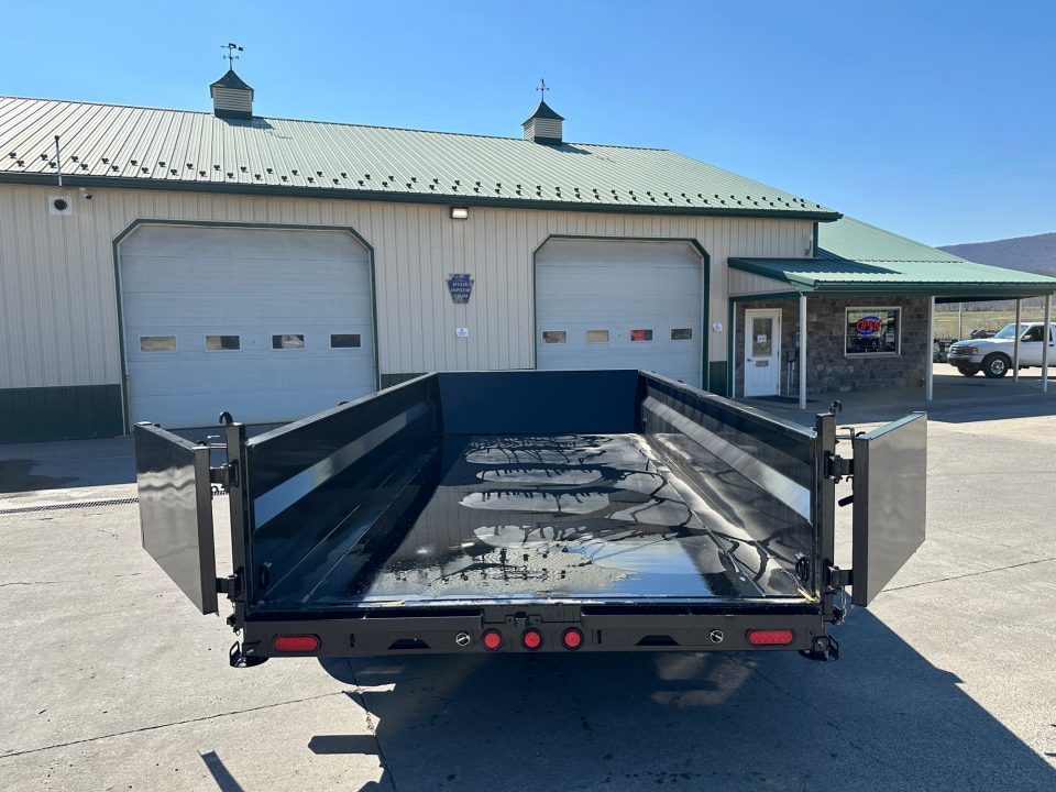 New PJ Trailers DT1 16' Low Pro Telescopic Dump