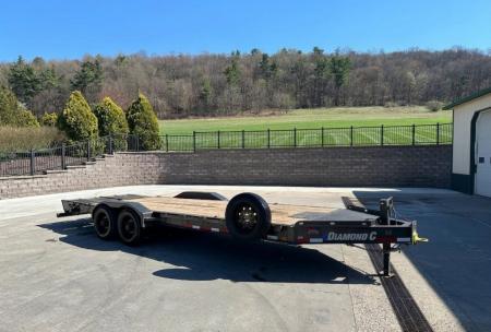 Used 2021 Diamond C Trailers 22' LPX210 - Max Ramps