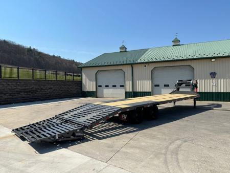 New PJ 32' Low-Pro Flatdeck With Duals (LD) - Monster Ramps