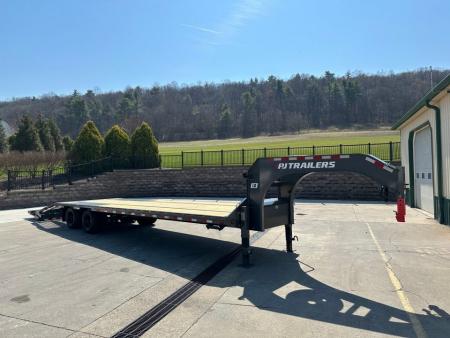 New PJ 32' Low-Pro Flatdeck With Duals (LD) - Monster Ramps