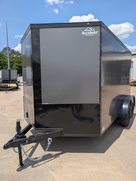 New 2026 Rock Solid Cargo RS7 x 12 Tandem 3.5k Axle Cargo / Enclosed Trailer