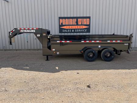 New 2026 PJ Trailers 16' Gooseneck DE 10K's Dump Trailer