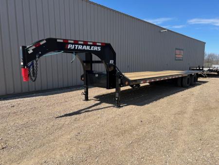 New 2026 PJ Trailers 32 Low Profile LD Tandem Dual Gooseneck Trailer