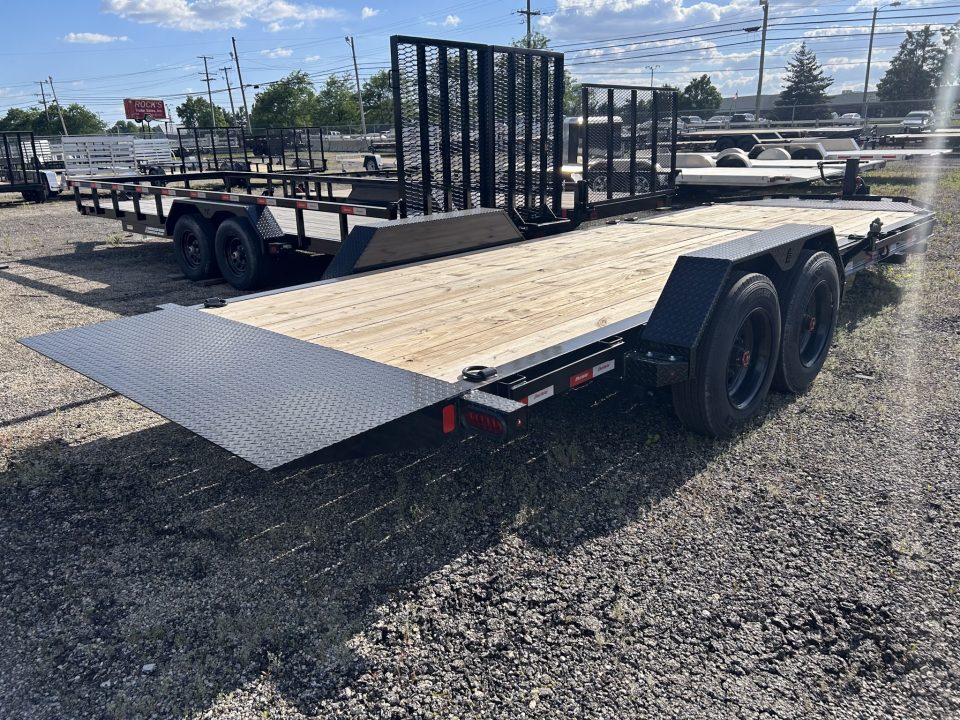 New 2026 Liberty 83 IN X 22 FT TILT EQUIPMENT TRAILER 17500 GVWR