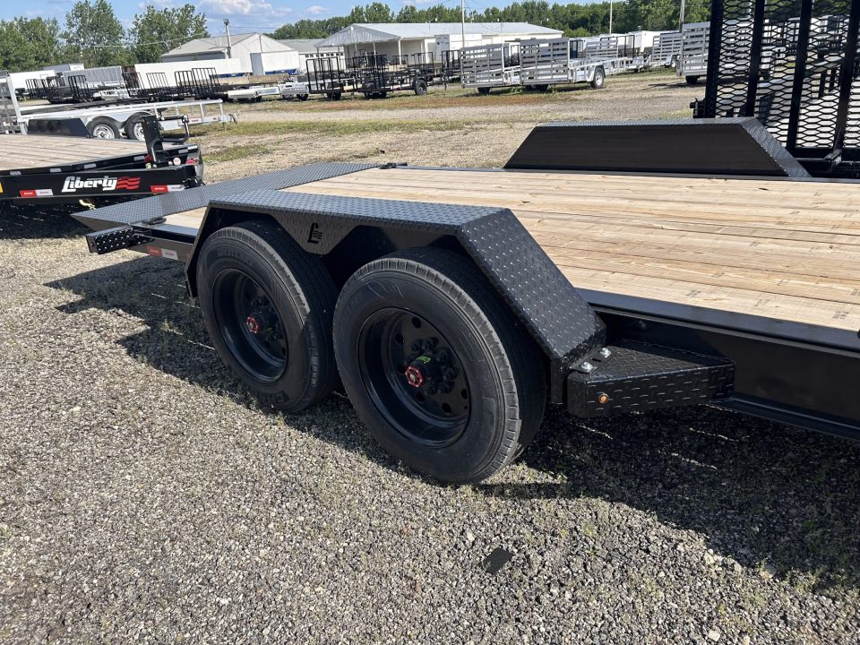 New 2026 Liberty 83 IN X 22 FT TILT EQUIPMENT TRAILER 17500 GVWR