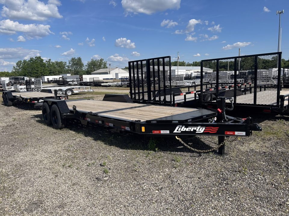 New 2026 Liberty 83 IN X 22 FT TILT EQUIPMENT TRAILER 17500 GVWR