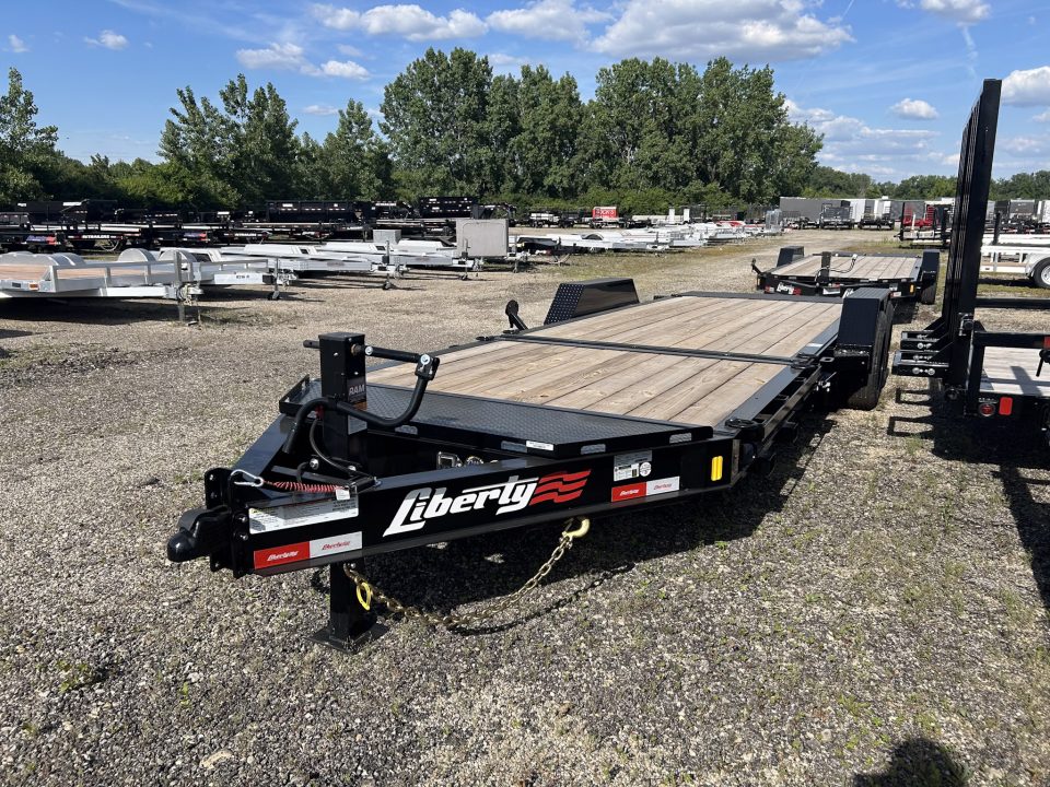 New 2026 Liberty 83 IN X 22 FT TILT EQUIPMENT TRAILER 17500 GVWR