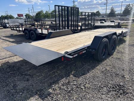 New 2026 Liberty 83 IN X 22 FT TILT EQUIPMENT TRAILER 17500 GVWR