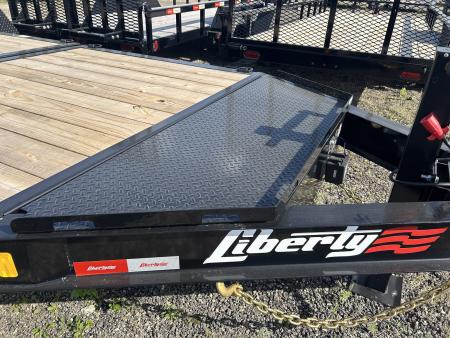 New 2026 Liberty 83 IN X 22 FT TILT EQUIPMENT TRAILER 17500 GVWR