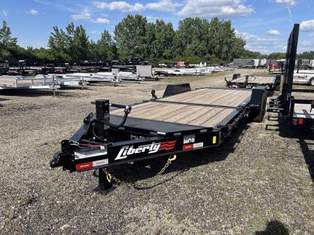 New 2026 Liberty 83 IN X 22 FT TILT EQUIPMENT TRAILER 17500 GVWR