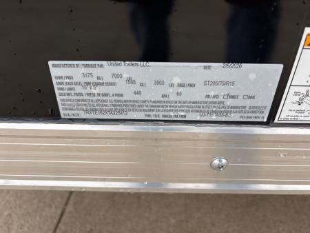 New 2026 United Trailers UJ-716TA35-8.5 Cargo / Enclosed Trailer