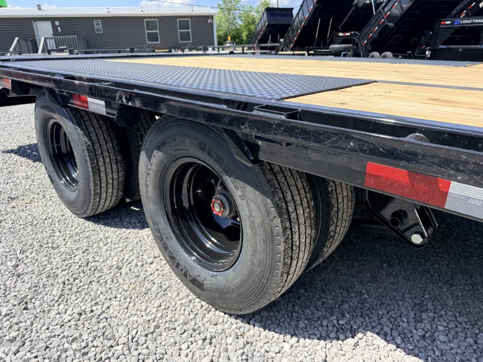 New 2026 PJ Trailers 102X26 GOOSENECK 25K GVWR (MEGA RAMPS) Flatbed Trailer