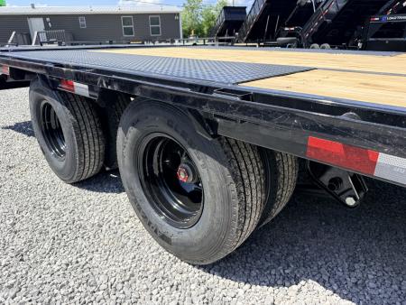 New 2026 PJ Trailers 102X26 GOOSENECK 25K GVWR (MEGA RAMPS) Flatbed Trailer