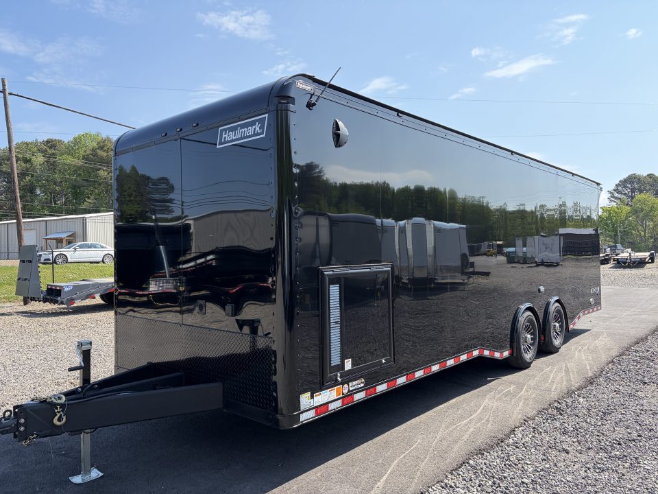 New 2026 Haulmark 28 EDGE Enclosed Race Trailer With Sportsman Plus Package, 14K GVWR