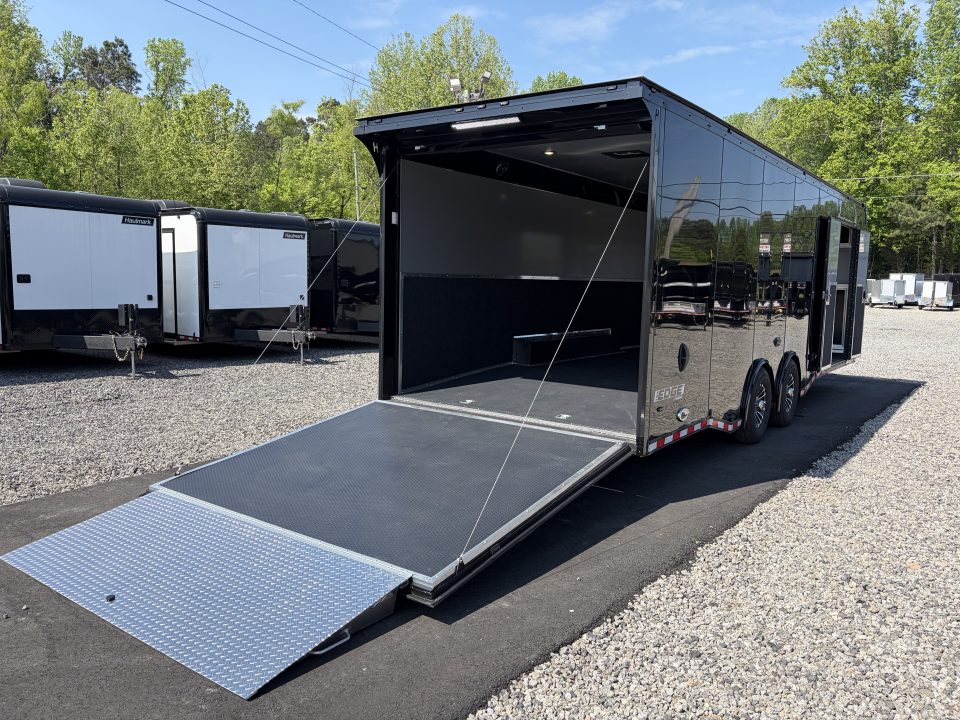 New 2026 Haulmark 28 EDGE Enclosed Race Trailer With Sportsman Plus Package, 14K GVWR