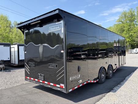 New 2026 Haulmark 28 EDGE Enclosed Race Trailer With Sportsman Plus Package, 14K GVWR
