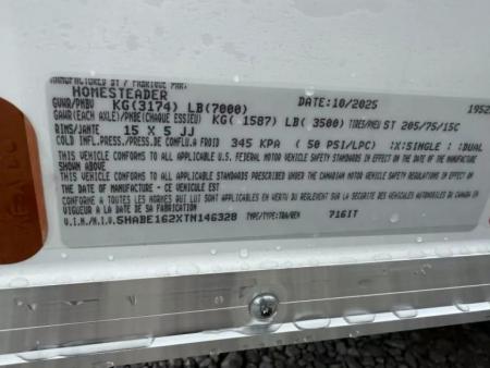 New 2026 Homesteader Trailers 7X16 IT OHV (SPOILER) Cargo / Enclosed Trailer