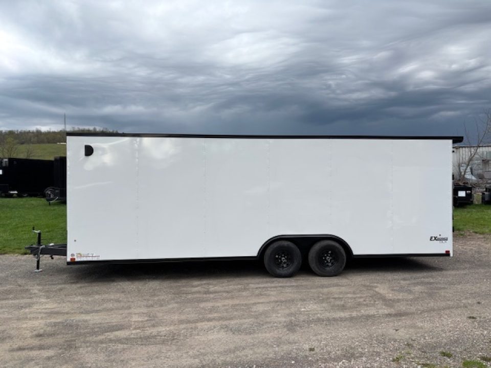 New 2026 Cargo Express 8.5x24-10K * RAMP DOOR * 4-DRINGS * 48" BEAVERTAIL * KE-DXC10224-100 Cargo / Enclosed Trailer