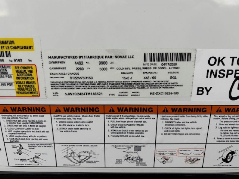 New 2026 Cargo Express 8.5x24-10K * RAMP DOOR * 4-DRINGS * 48" BEAVERTAIL * KE-DXC10224-100 Cargo / Enclosed Trailer