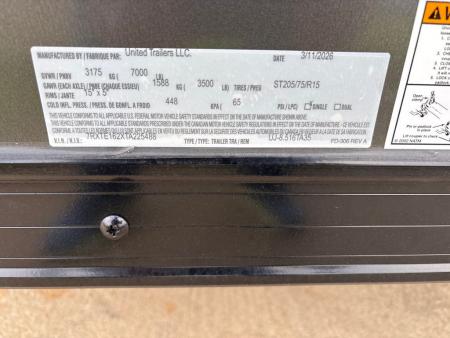 New 2026 United Trailers UJ-8.516TA35 Cargo / Enclosed Trailer