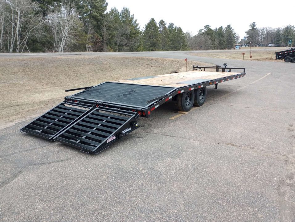 New 2026 PJ TRAILERS 102" x 24' F8 Deckover Trailer