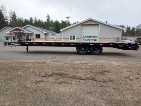 New 2026 PJ TRAILERS 102" x 24' F8 Deckover Trailer