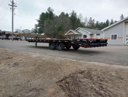 New 2026 PJ TRAILERS 102" x 24' F8 Deckover Trailer