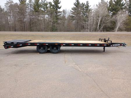 New 2026 PJ TRAILERS 102" x 24' F8 Deckover Trailer