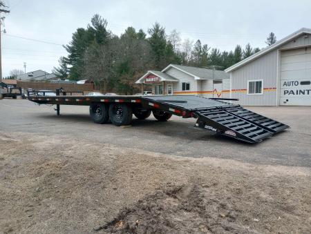 New 2026 PJ TRAILERS 102" x 24' F8 Deckover Trailer