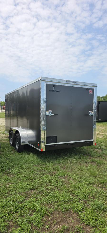 New 2026 NationCraft Trailers 7 X 16 TA POLY Cargo / Enclosed Trailer